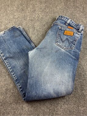 WRANGLER Men’s 13 Original Denim FR Flame Resistant straight Jeans size: 36 x 36